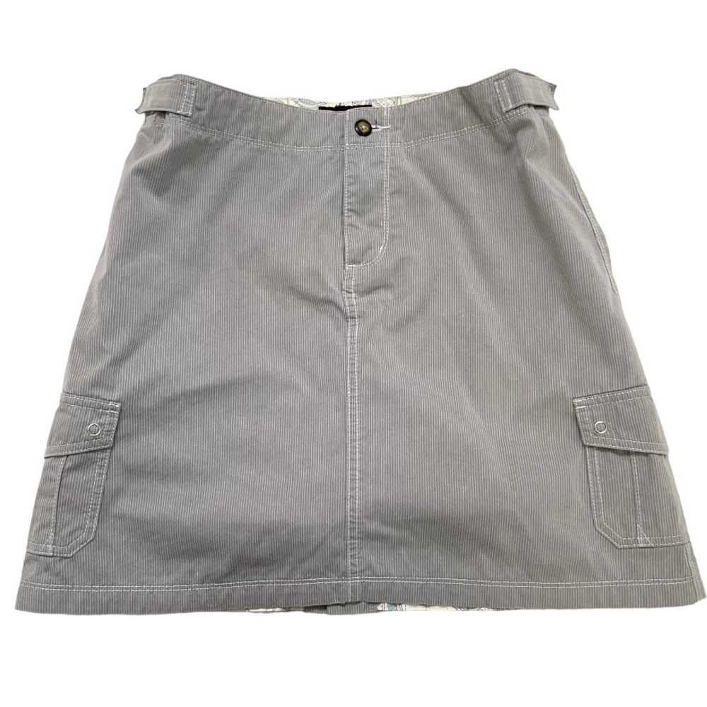 Horny Toad gray pinstripe Skort sz 6